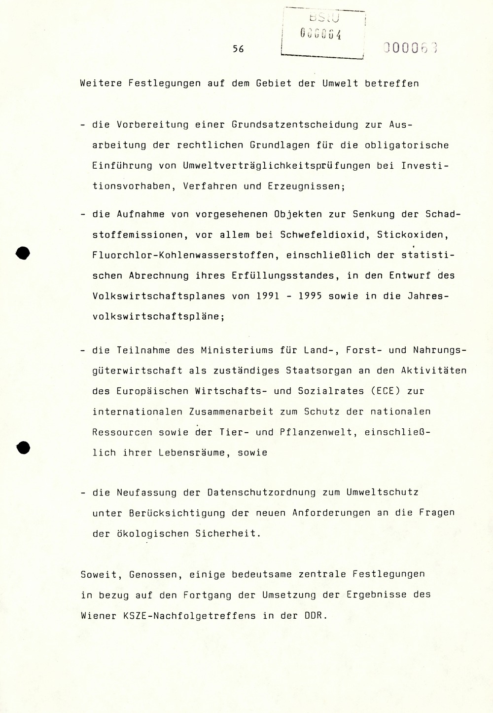 Referat Erich Mielkes auf einer Dienstbesprechung kurz vor den Kommunalwahlen 1989