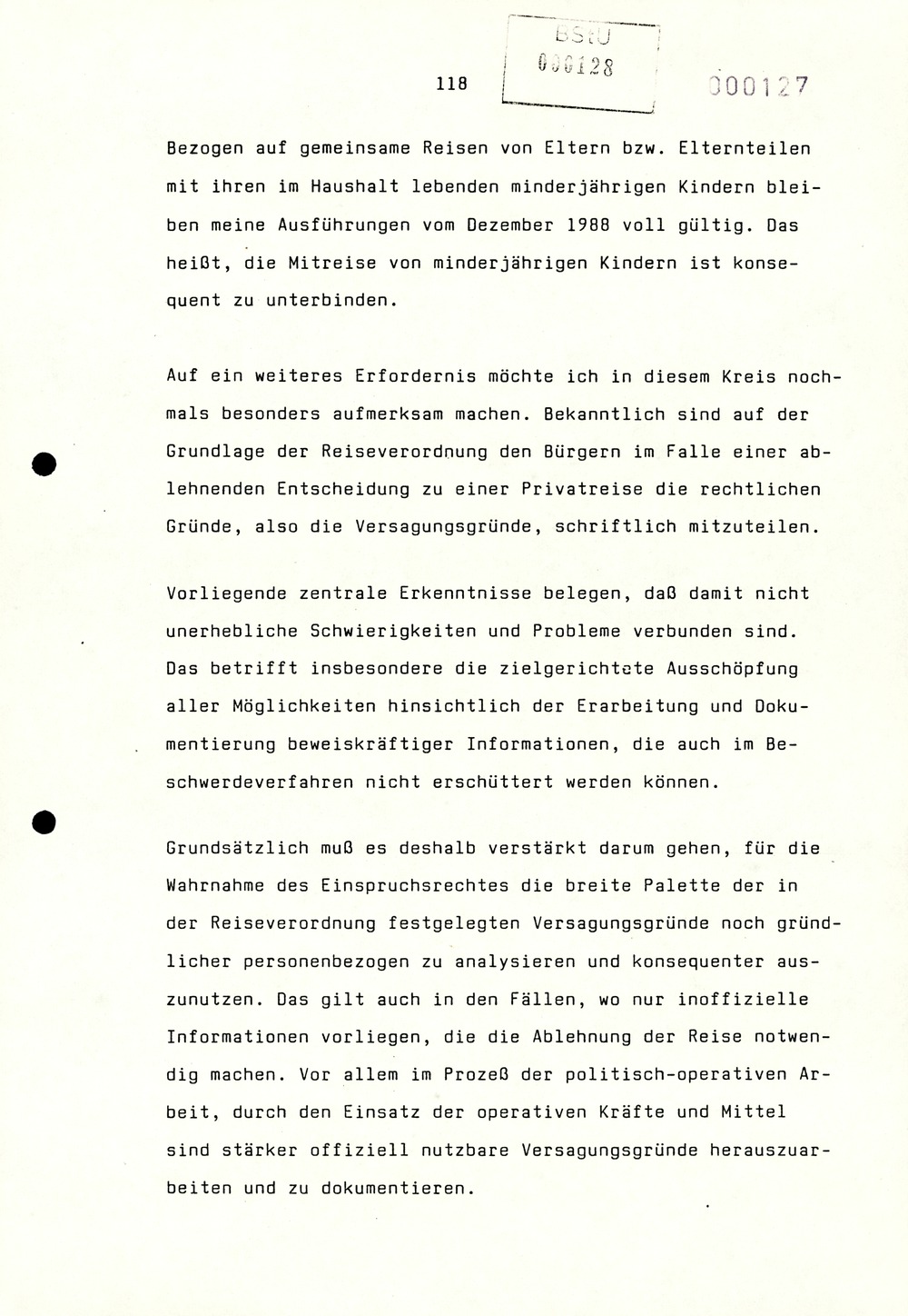 Referat Erich Mielkes auf einer Dienstbesprechung kurz vor den Kommunalwahlen 1989
