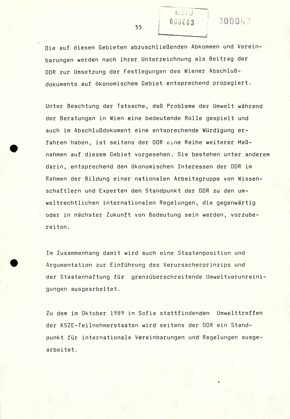 Referat Erich Mielkes auf einer Dienstbesprechung kurz vor den Kommunalwahlen 1989