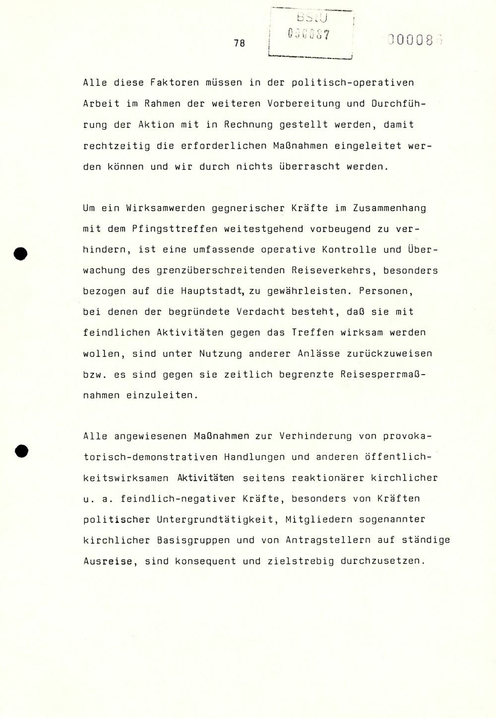Referat Erich Mielkes auf einer Dienstbesprechung kurz vor den Kommunalwahlen 1989