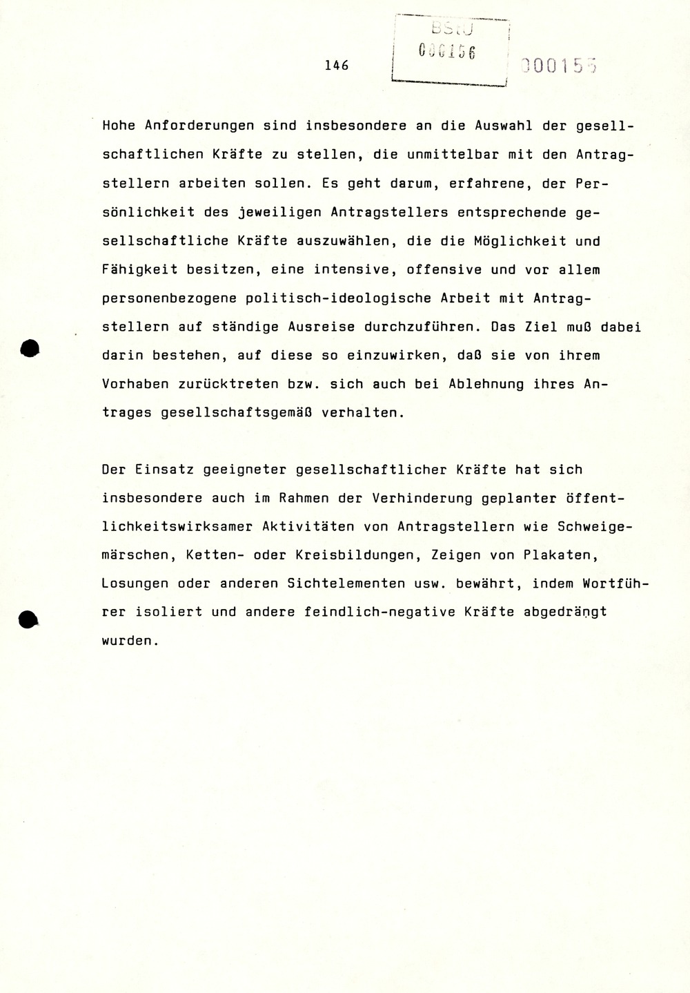Referat Erich Mielkes auf einer Dienstbesprechung kurz vor den Kommunalwahlen 1989