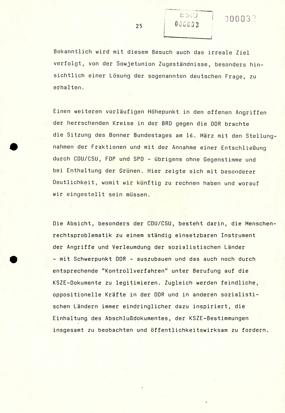 Referat Erich Mielkes auf einer Dienstbesprechung kurz vor den Kommunalwahlen 1989