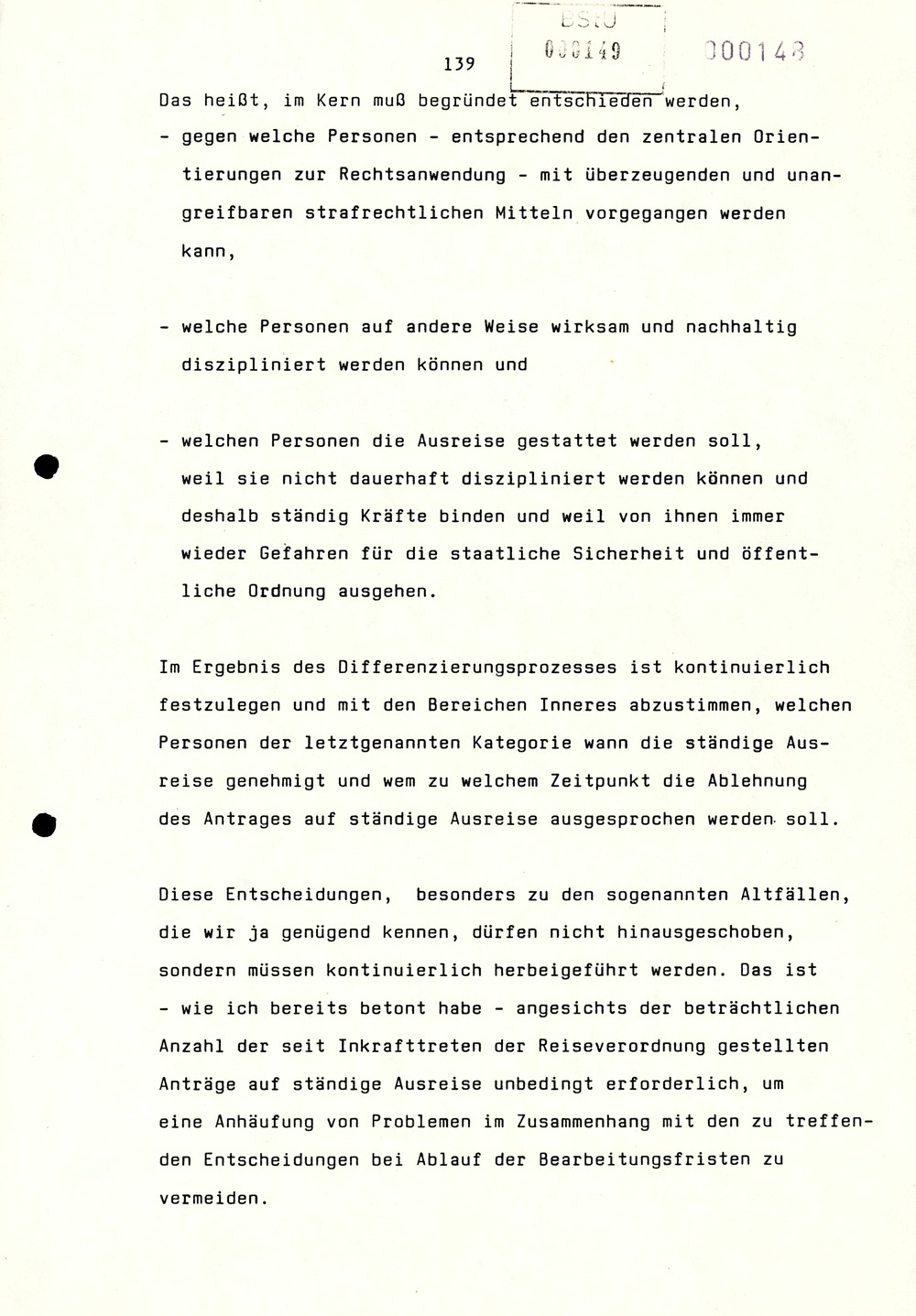 Referat Erich Mielkes auf einer Dienstbesprechung kurz vor den Kommunalwahlen 1989