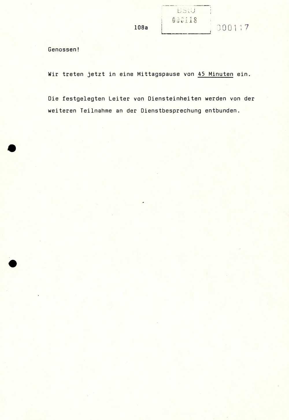 Referat Erich Mielkes auf einer Dienstbesprechung kurz vor den Kommunalwahlen 1989