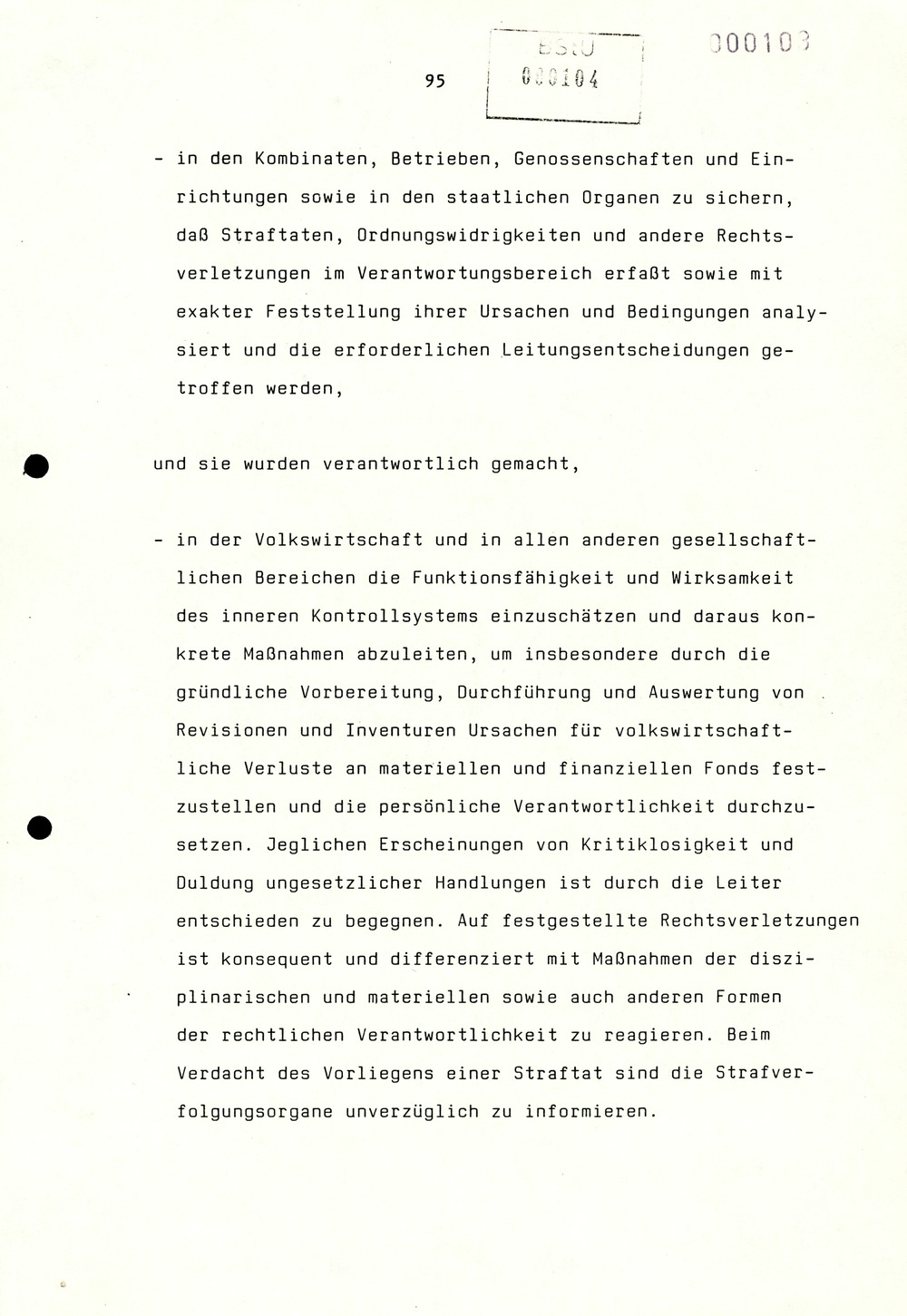 Referat Erich Mielkes auf einer Dienstbesprechung kurz vor den Kommunalwahlen 1989