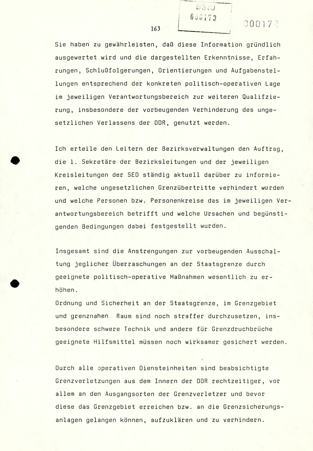 Referat Erich Mielkes auf einer Dienstbesprechung kurz vor den Kommunalwahlen 1989