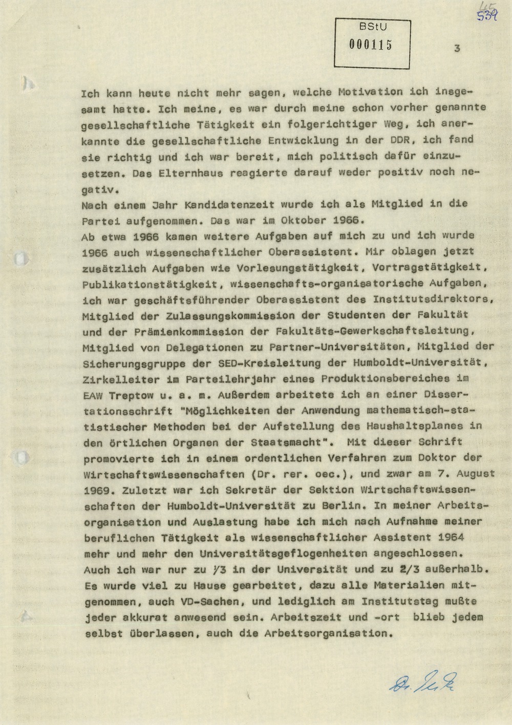 Vernehmungsprotokoll Werner Teskes vom 3. bis 5. Dezember 1980