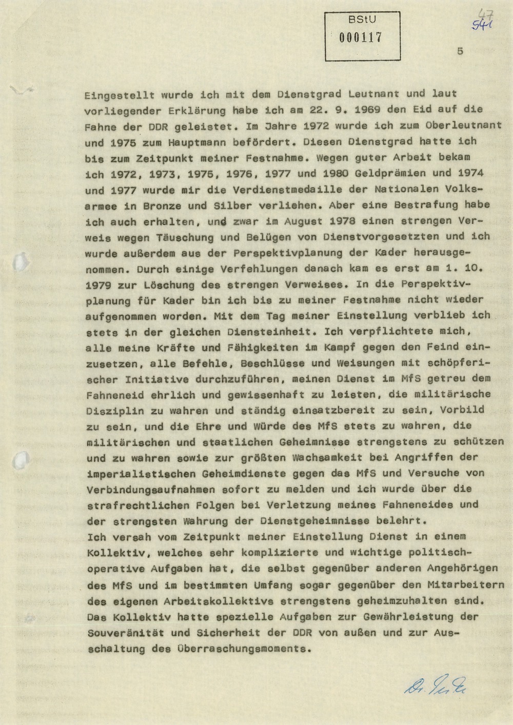 Vernehmungsprotokoll Werner Teskes vom 3. bis 5. Dezember 1980