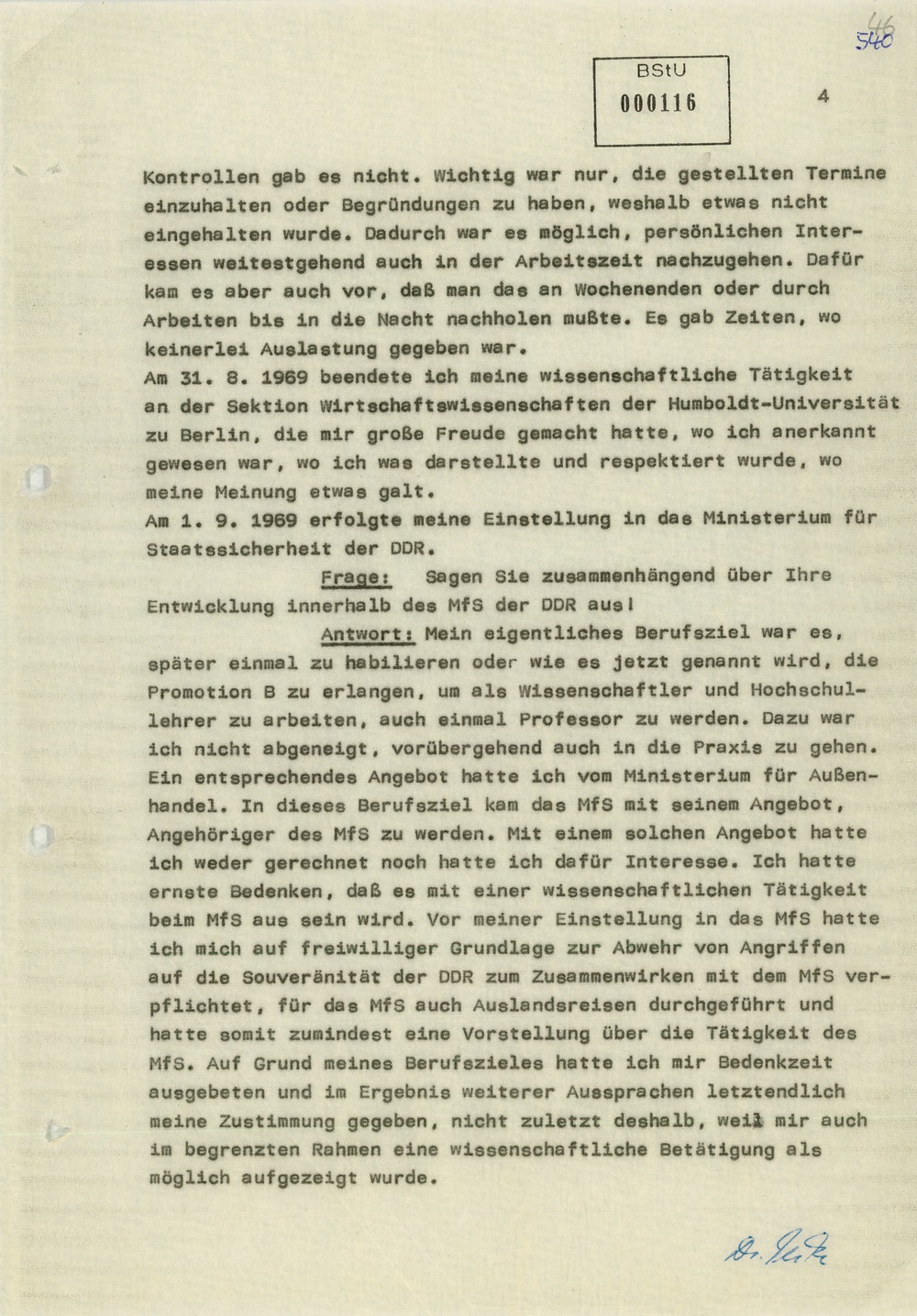 Vernehmungsprotokoll Werner Teskes vom 3. bis 5. Dezember 1980