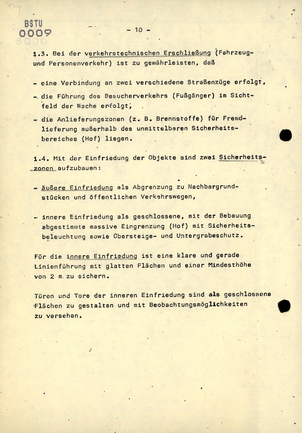 Anweisung 10/80 zur "Gewährleistung der Sicherheit der Dienstgebäude des MfS"
