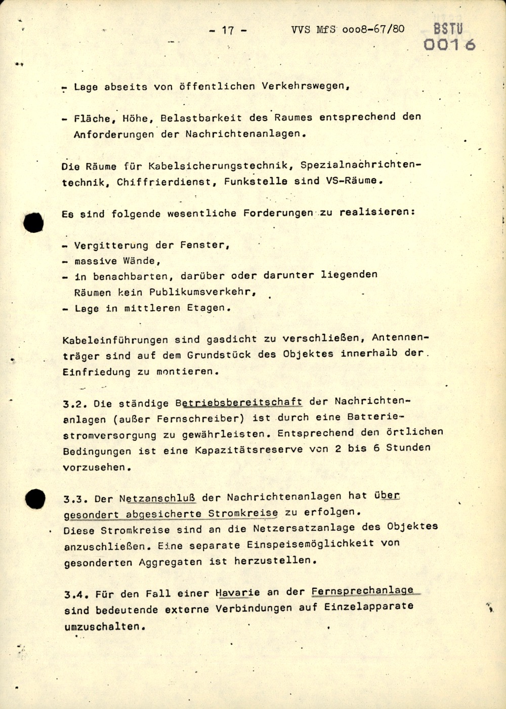 Anweisung 10/80 zur "Gewährleistung der Sicherheit der Dienstgebäude des MfS"