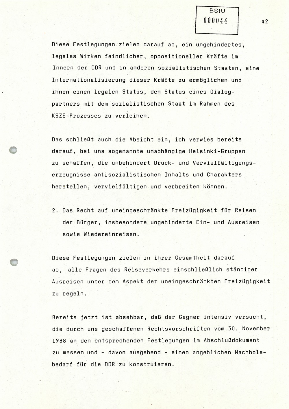 Rede Von Mielke Zur Unterzeichnung Des Abschlussdokuments Des Ksze Folgetreffens In Wien Mediathek Des Stasi Unterlagen Archivs