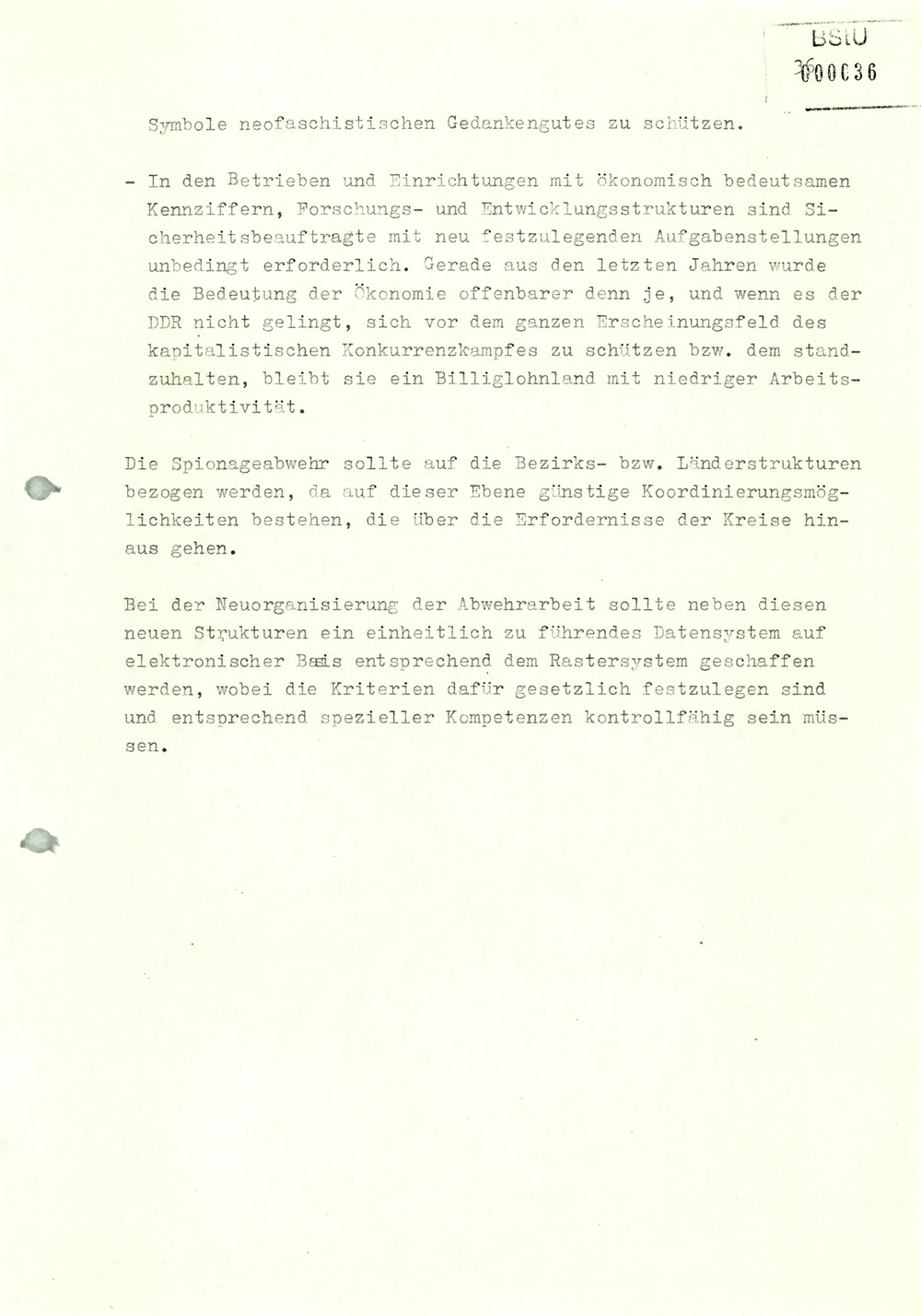 Diplomarbeit: "Sicherheitspolitik der ehemaligen SED-Parteiführung in den Jahren 1988/89 in der Arbeit der Kreisdienststelle Hagenow"