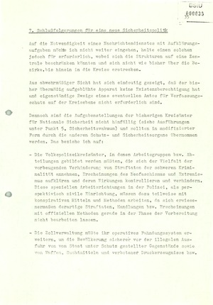 Diplomarbeit: "Sicherheitspolitik der ehemaligen SED-Parteiführung in den Jahren 1988/89 in der Arbeit der Kreisdienststelle Hagenow"