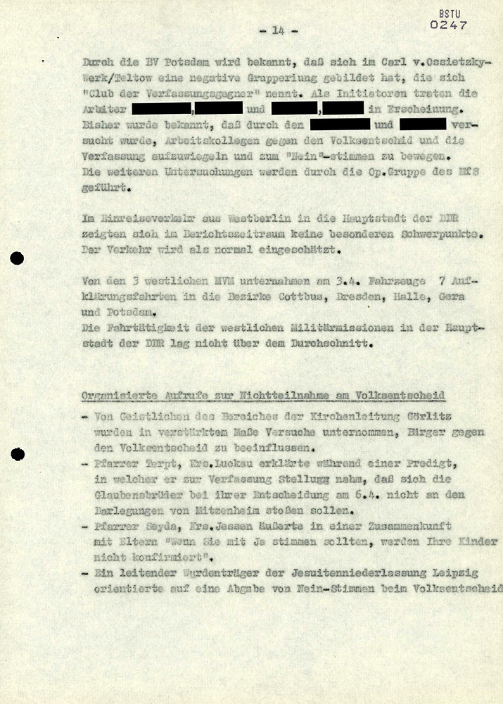 Bericht zur Aktion "Optimismus"