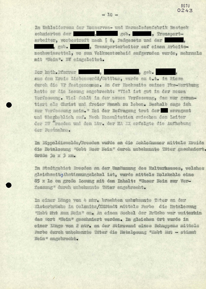Bericht zur Aktion "Optimismus"