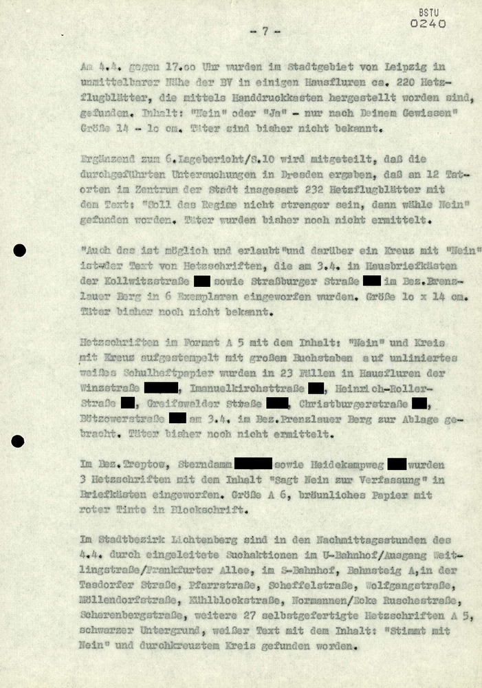 Bericht zur Aktion "Optimismus"
