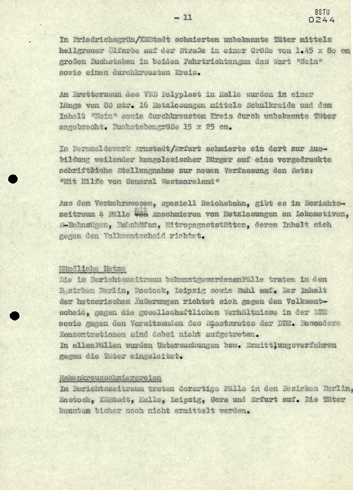 Bericht zur Aktion "Optimismus"