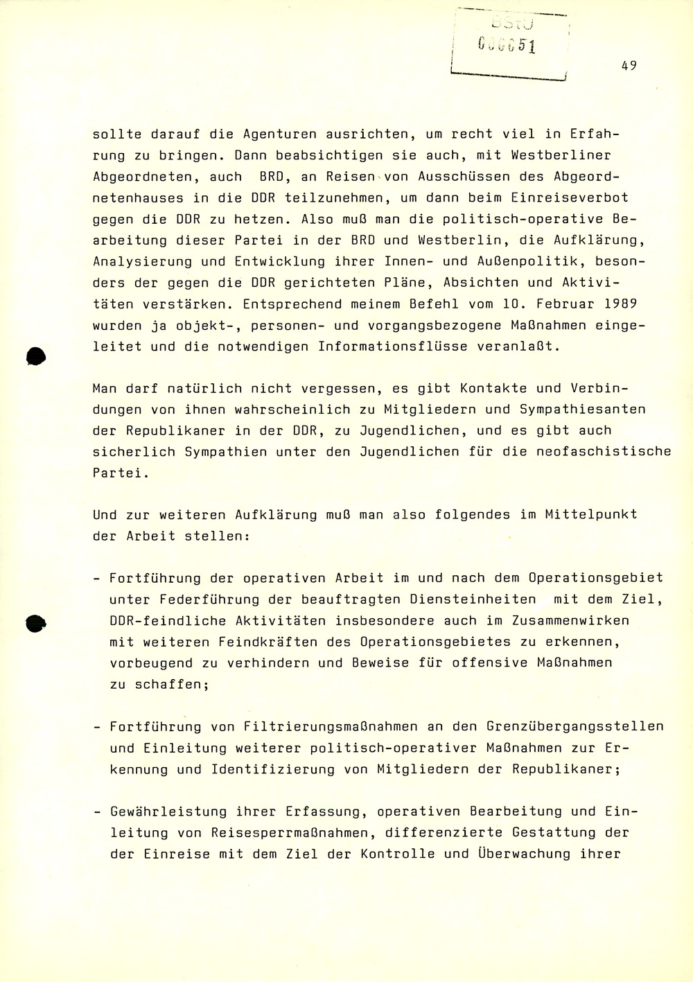 Dienstbesprechung zwischen Mielke und den Chefs der Bezirksverwaltungen