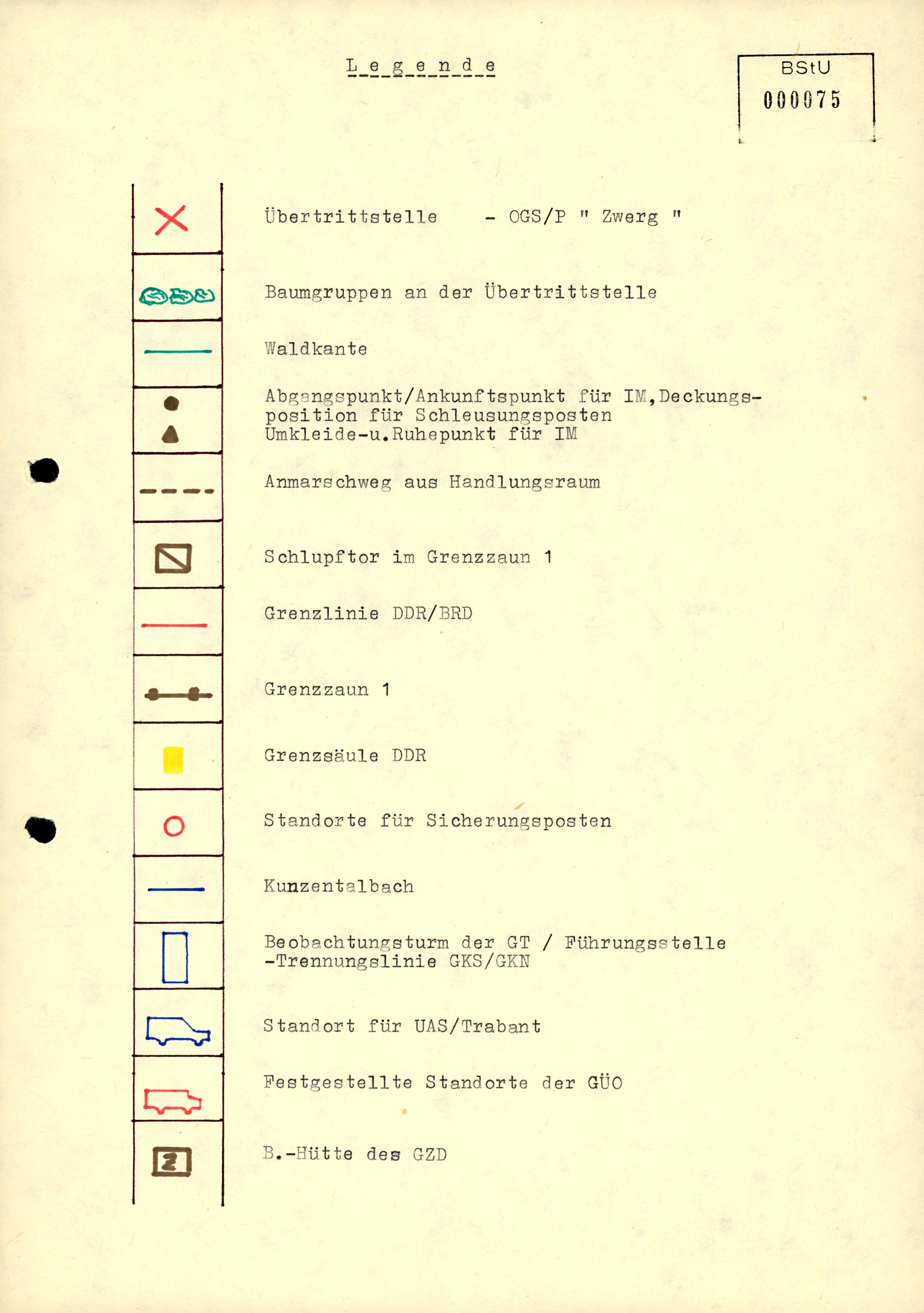 Karte Zur Grenzschleuse Zwerg Mediathek Des Stasi Unterlagen