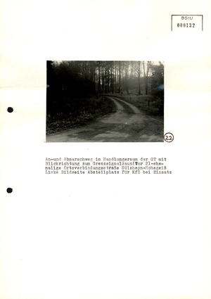 Bilddokumentation zur Grenzschleuse "Zwerg" im Harz