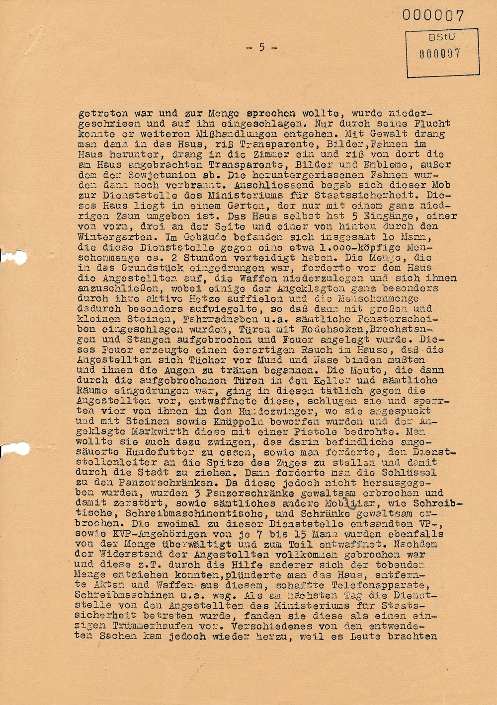 Urteil des Bezirksgerichts Dresden gegen Beteiligte am Volksaufstand