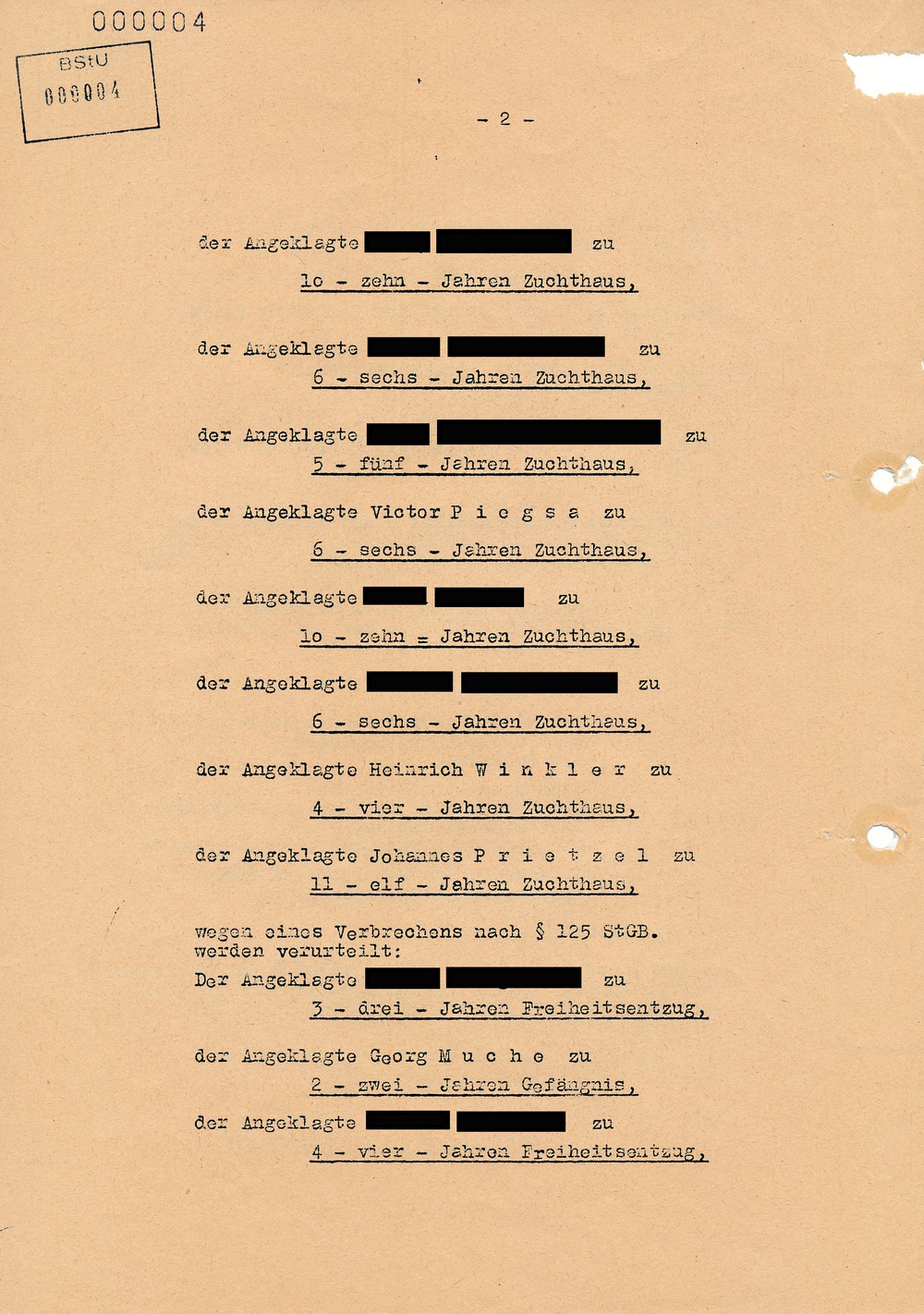 Urteil des Bezirksgerichts Dresden gegen Beteiligte am Volksaufstand