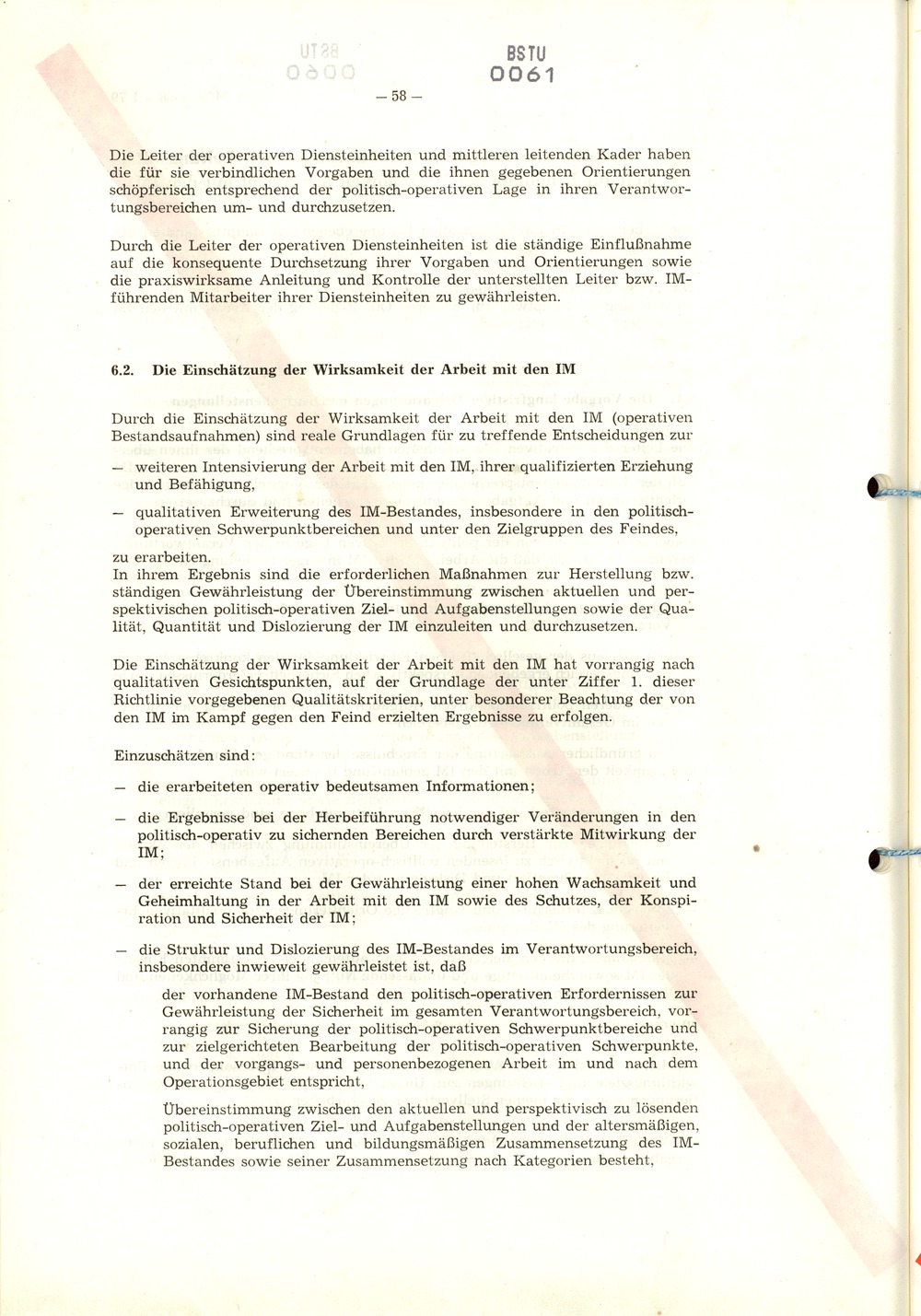 Richtlinie 1/79 für die Arbeit mit Inoffiziellen Mitarbeitern und Gesellschaftlichen Mitarbeitern für Sicherheit
