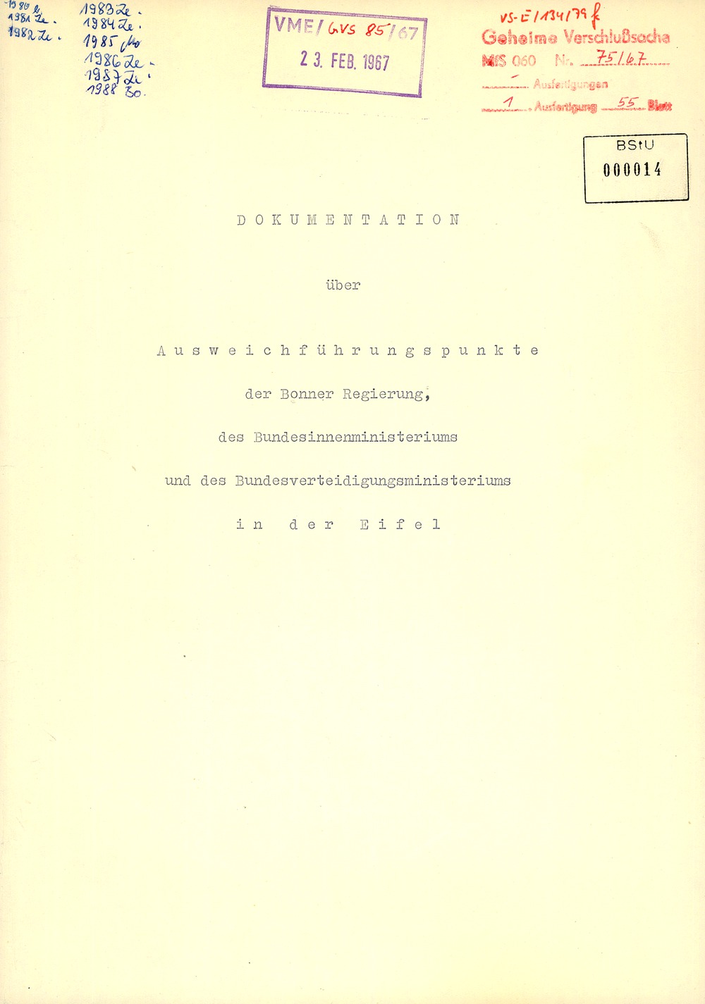 Regierungsbunker im Ahrtal