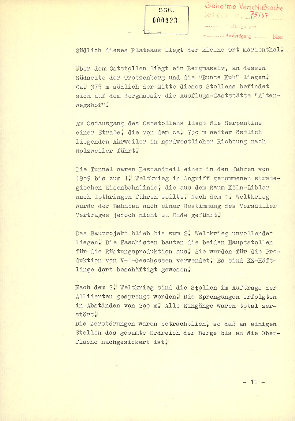 Regierungsbunker im Ahrtal