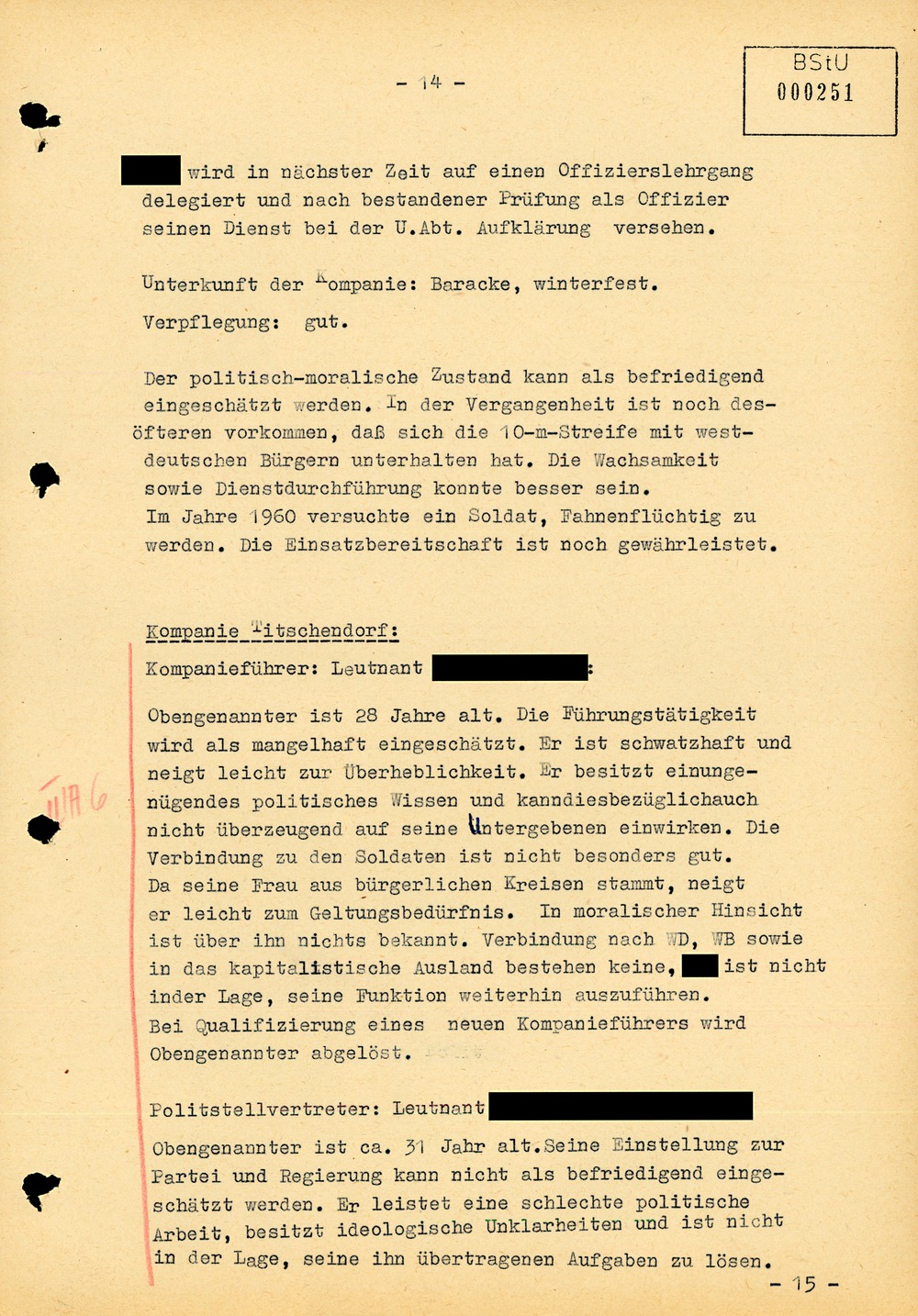 Einschätzung über die Lage an der Staatsgrenze zur Bundesrepublik im Bezirk Gera