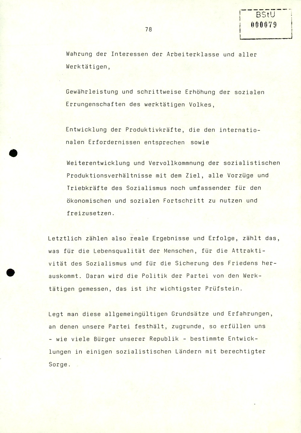 Referat Erich Mielkes zur Auswertung der 8. Tagung des Zentralkomitees der SED