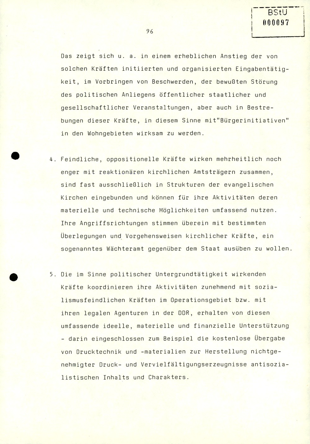 Referat Erich Mielkes zur Auswertung der 8. Tagung des Zentralkomitees der SED