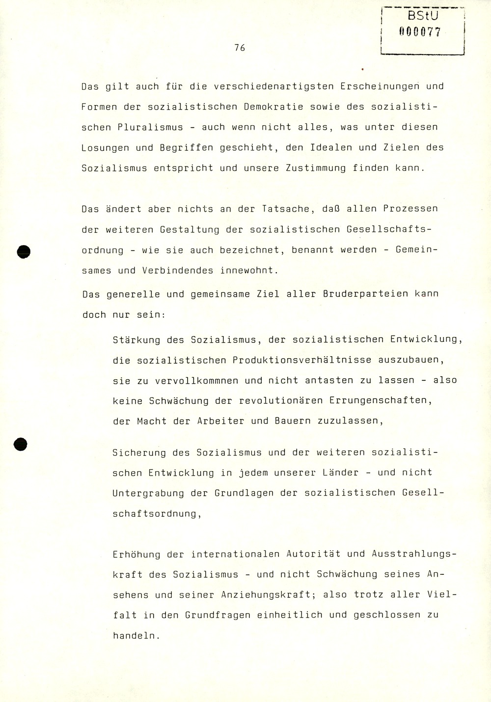 Referat Erich Mielkes zur Auswertung der 8. Tagung des Zentralkomitees der SED