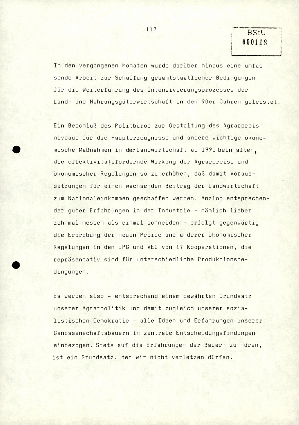 Referat Erich Mielkes zur Auswertung der 8. Tagung des Zentralkomitees der SED
