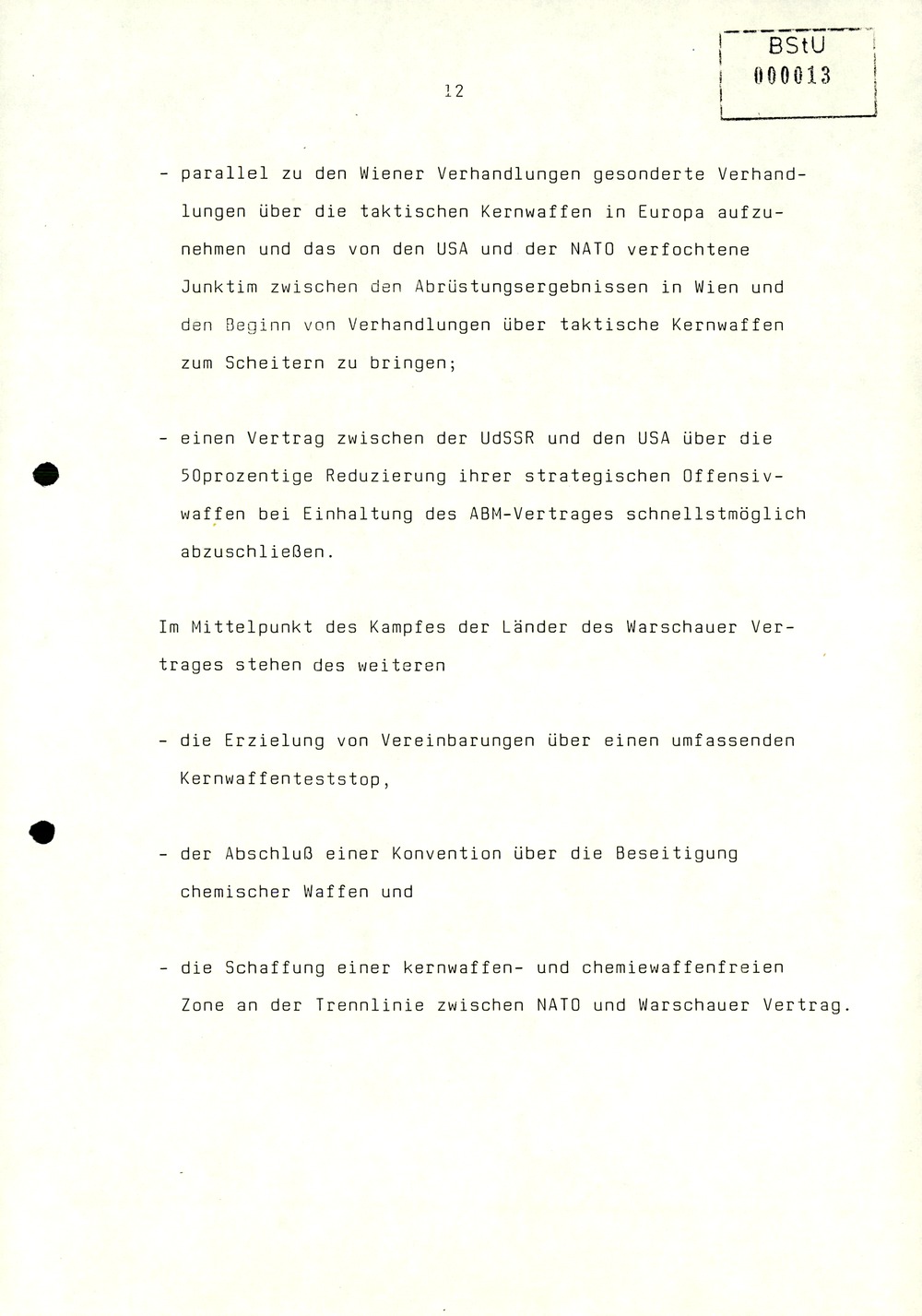 Referat Erich Mielkes zur Auswertung der 8. Tagung des Zentralkomitees der SED