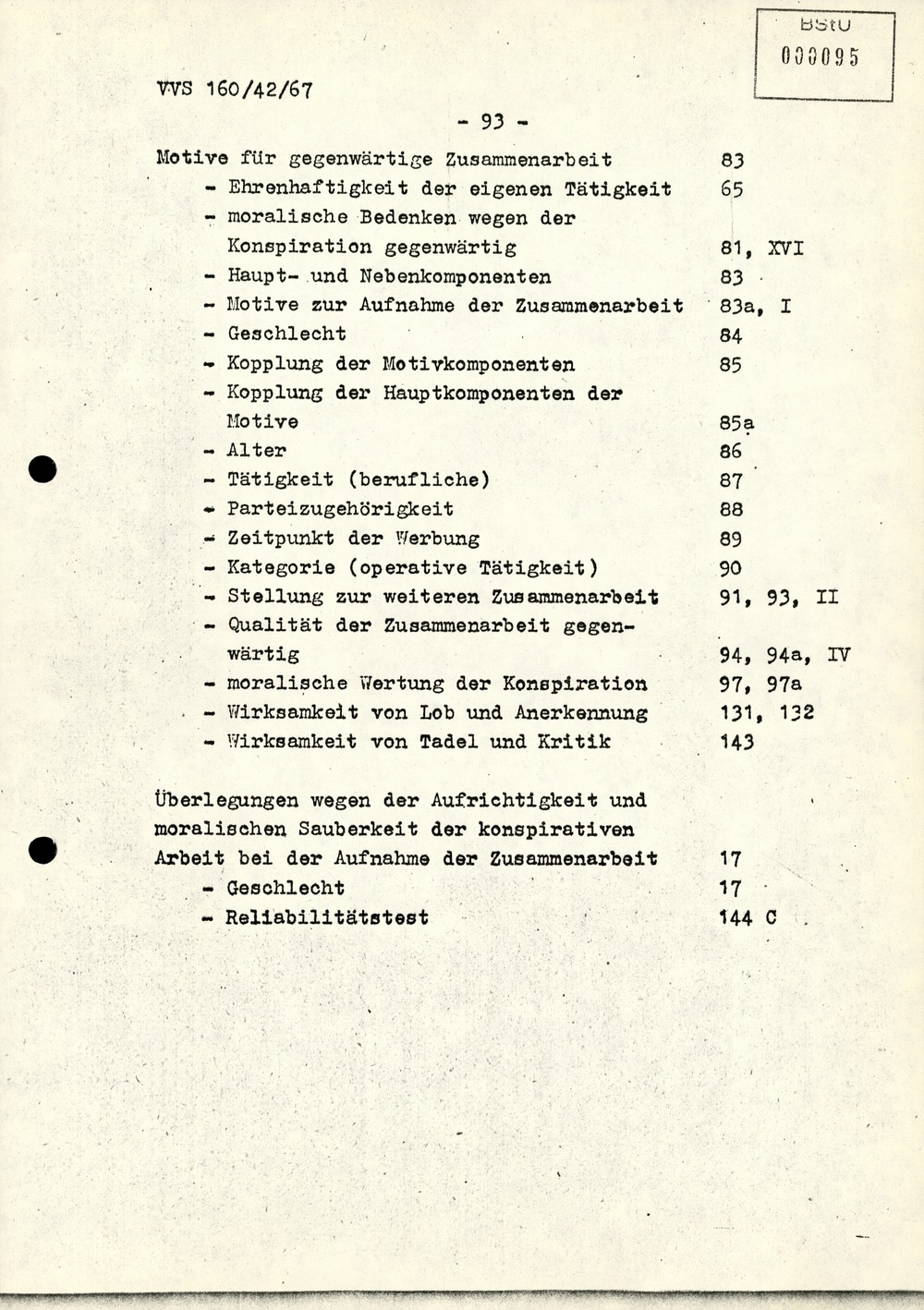 Dissertation "Die Wirksamkeit moralischer Faktoren im Verhalten der Bürger der DDR zur inoffiziellen Zusammenarbeit mit dem MfS"