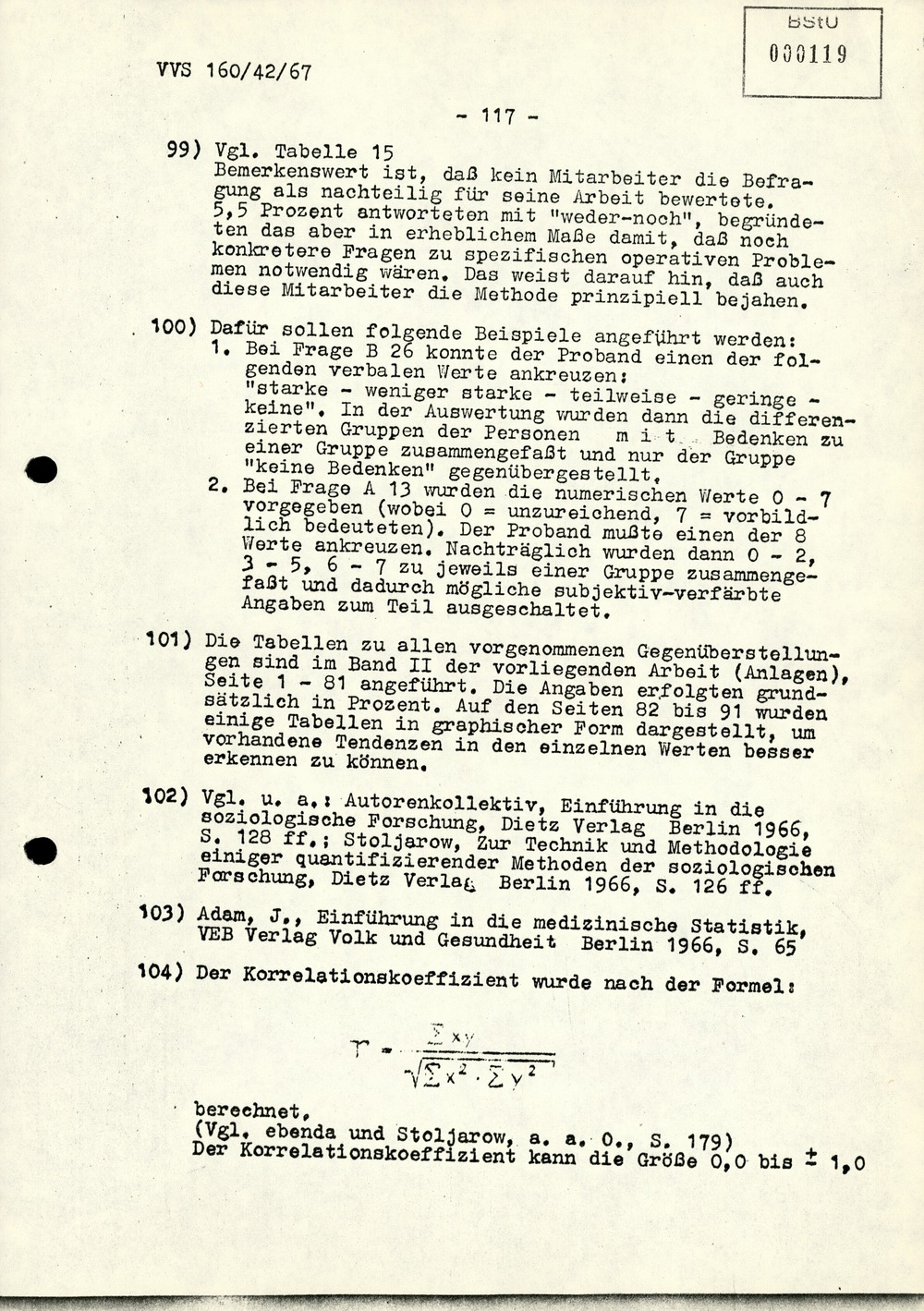 Dissertation "Die Wirksamkeit moralischer Faktoren im Verhalten der Bürger der DDR zur inoffiziellen Zusammenarbeit mit dem MfS"