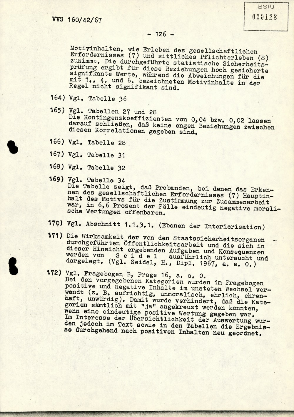 Dissertation "Die Wirksamkeit moralischer Faktoren im Verhalten der Bürger der DDR zur inoffiziellen Zusammenarbeit mit dem MfS"