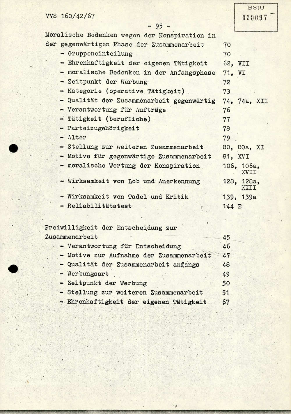 Dissertation "Die Wirksamkeit moralischer Faktoren im Verhalten der Bürger der DDR zur inoffiziellen Zusammenarbeit mit dem MfS"