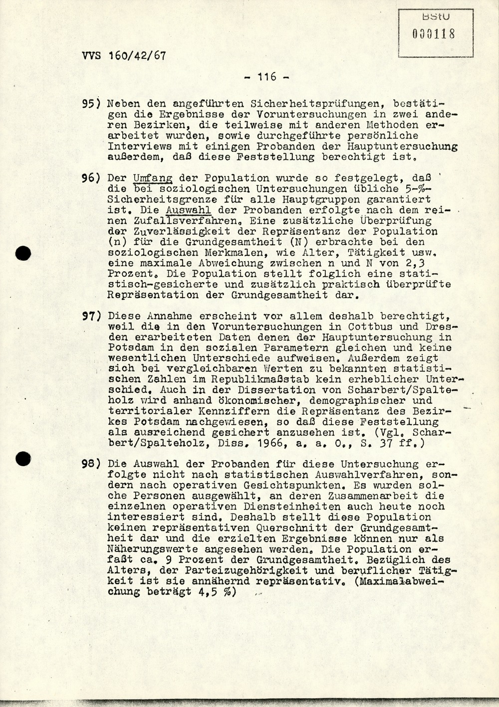 Dissertation "Die Wirksamkeit moralischer Faktoren im Verhalten der Bürger der DDR zur inoffiziellen Zusammenarbeit mit dem MfS"
