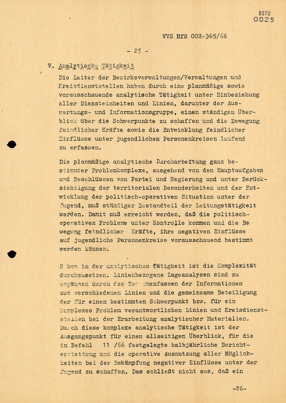Dienstanweisung Nr. 4/66 zur "Bekämpfung politisch-ideologischer Diversion" unter Jugendlichen