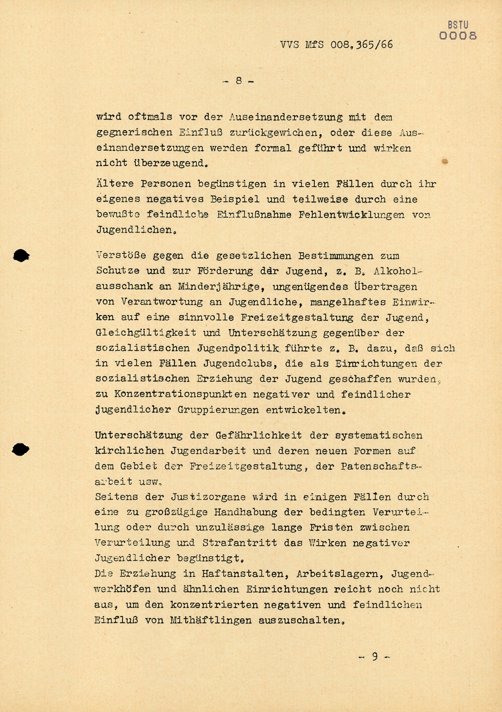 Dienstanweisung Nr. 4/66 zur "Bekämpfung politisch-ideologischer Diversion" unter Jugendlichen