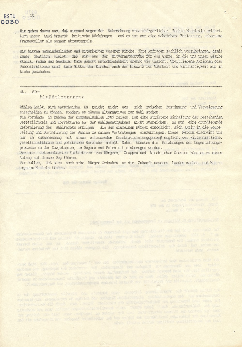 Wahlfall '89 - Dokumentation der Opposition über Wahlfälschungen