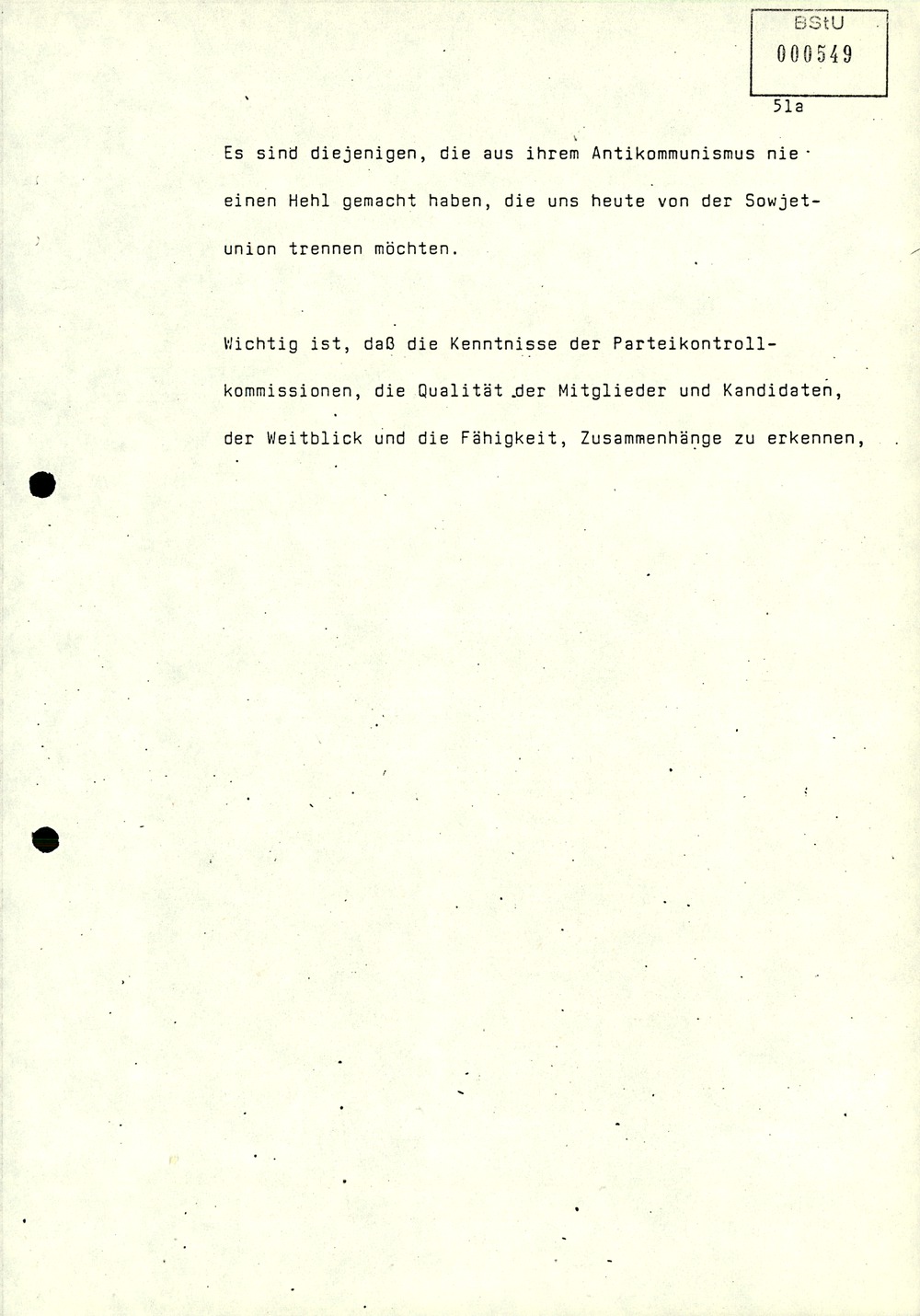 Referat über Arbeit der Parteikontrollkommissionen der SED bei der Durchführung von Parteiverfahren
