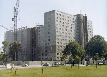 Bau von "Haus 15" in der Stasi-Zentrale