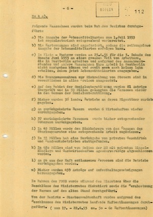 Analyse der Ereignisse des Volksaufstandes vom 17. Juni 1953 im Bezirk Potsdam