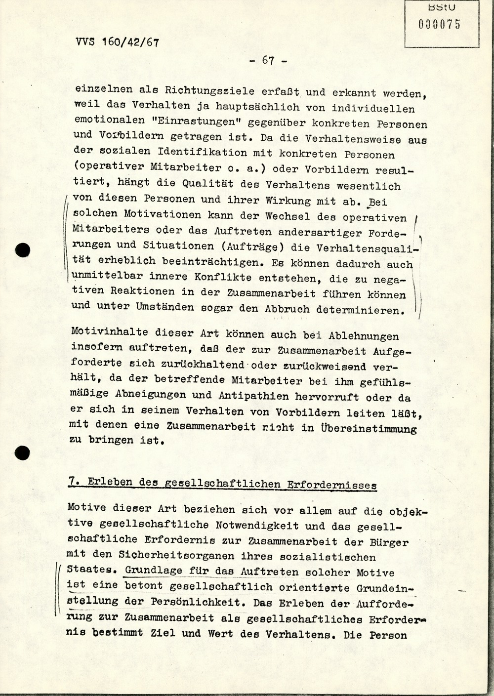 Dissertation "Die Wirksamkeit moralischer Faktoren im Verhalten der Bürger der DDR zur inoffiziellen Zusammenarbeit mit dem MfS"
