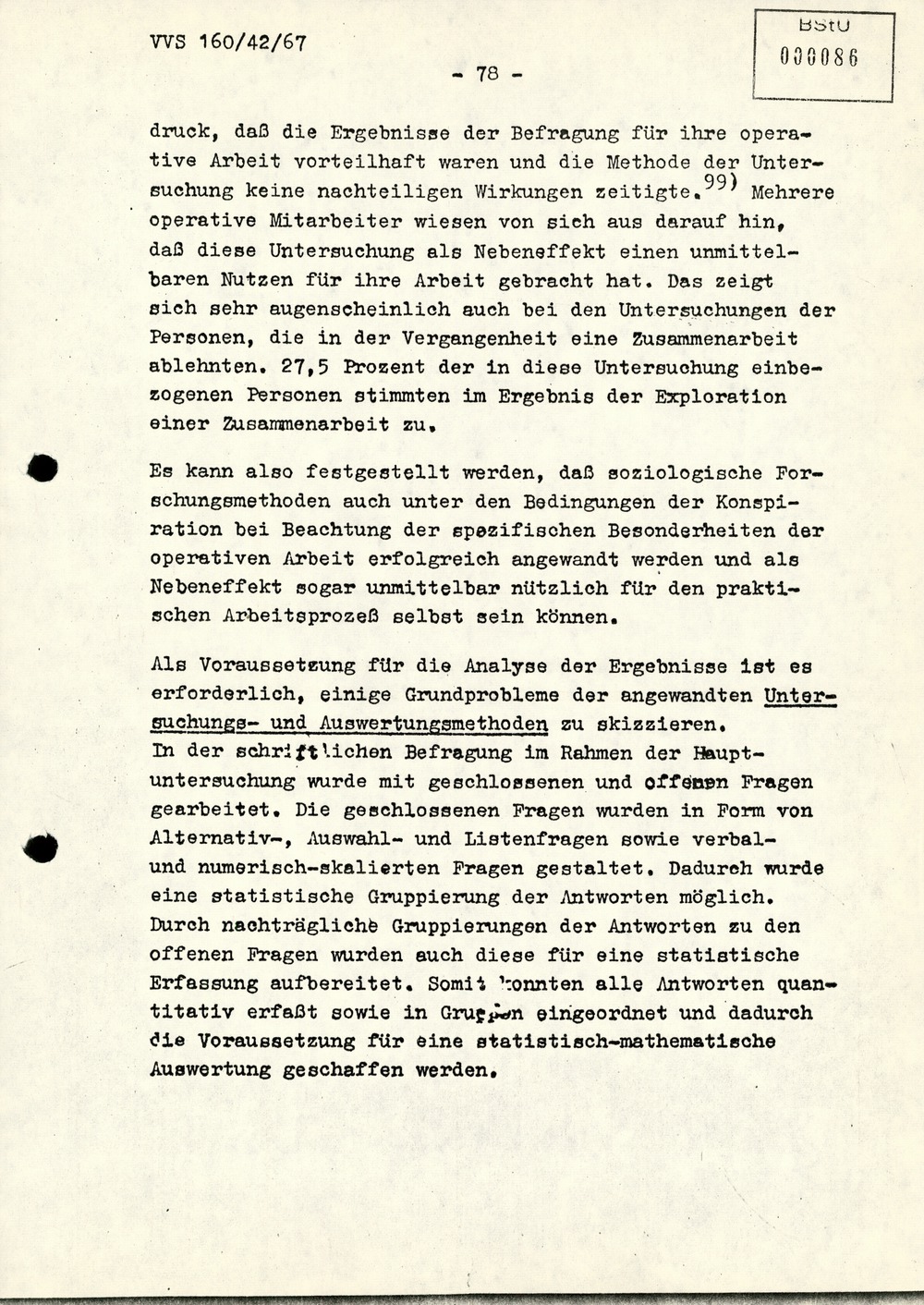 Dissertation "Die Wirksamkeit moralischer Faktoren im Verhalten der Bürger der DDR zur inoffiziellen Zusammenarbeit mit dem MfS"
