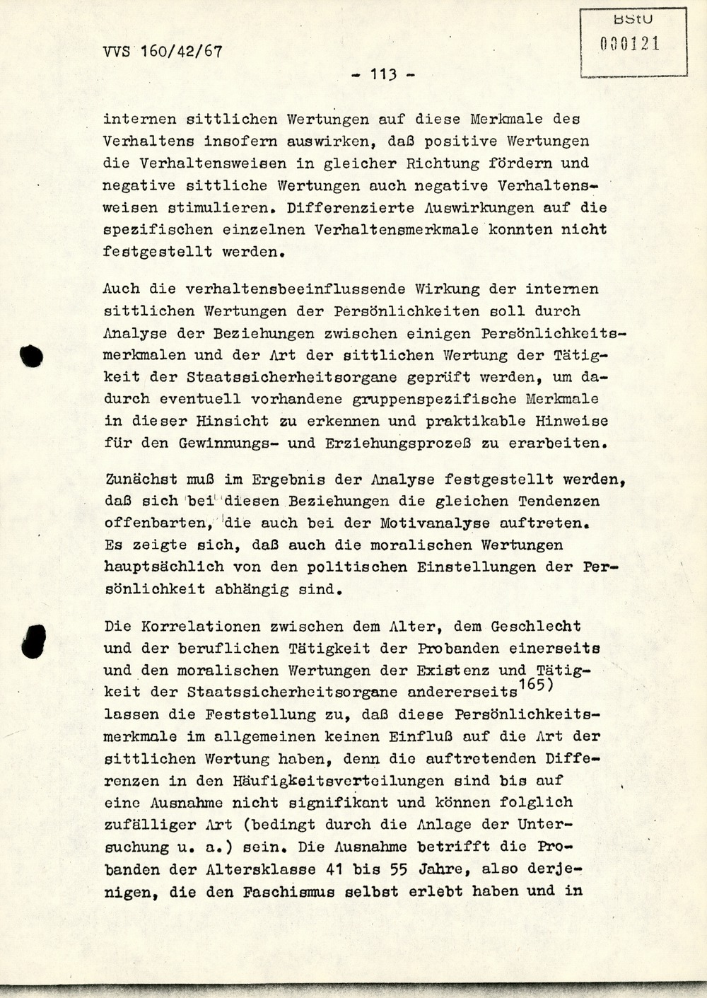 Dissertation "Die Wirksamkeit moralischer Faktoren im Verhalten der Bürger der DDR zur inoffiziellen Zusammenarbeit mit dem MfS"